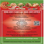 tower of pizza